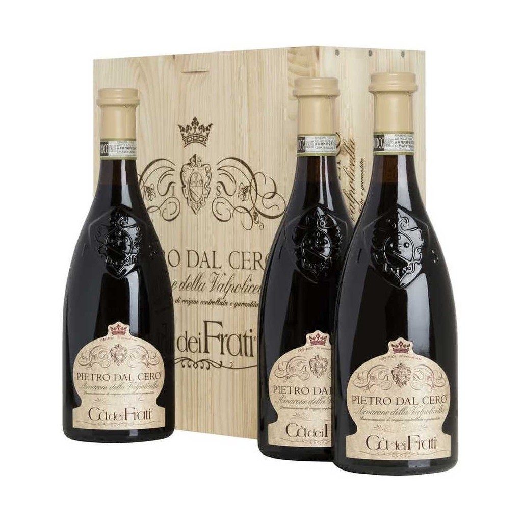 CA DEI FRATI Amarone Valpolicella PIETRO DAL CERO 2016 x3 Cl.75 16%