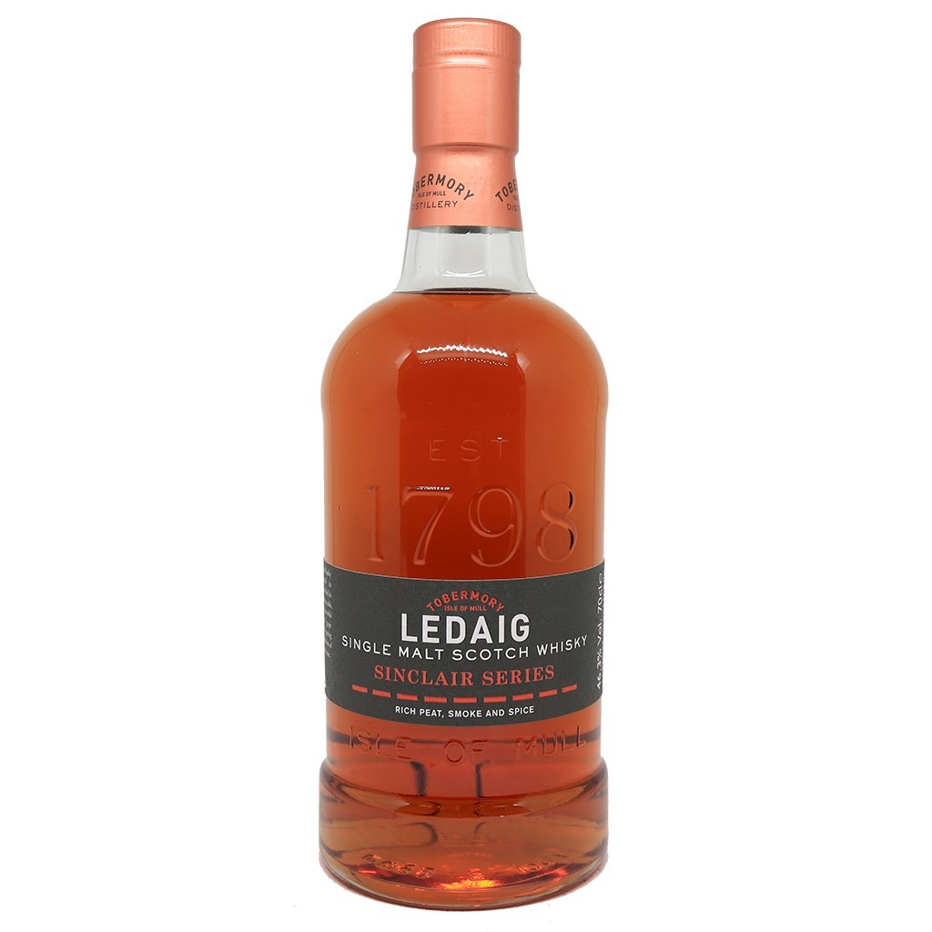 LEDAIG Whisky Sinclair Series Rioja Cask Isle Of Mull Cl 70 46.3%