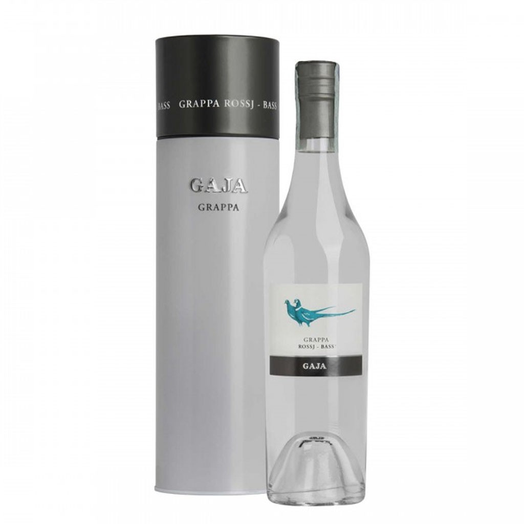 GAJA Grappa Di Chardonnay ROSSJ-BASS Astuccio Cl.50 42°