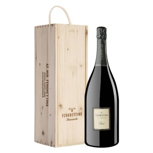 FERGHETTINA Franciacorta Docg Brut CASSA LEGNO Jeroboam cl.300